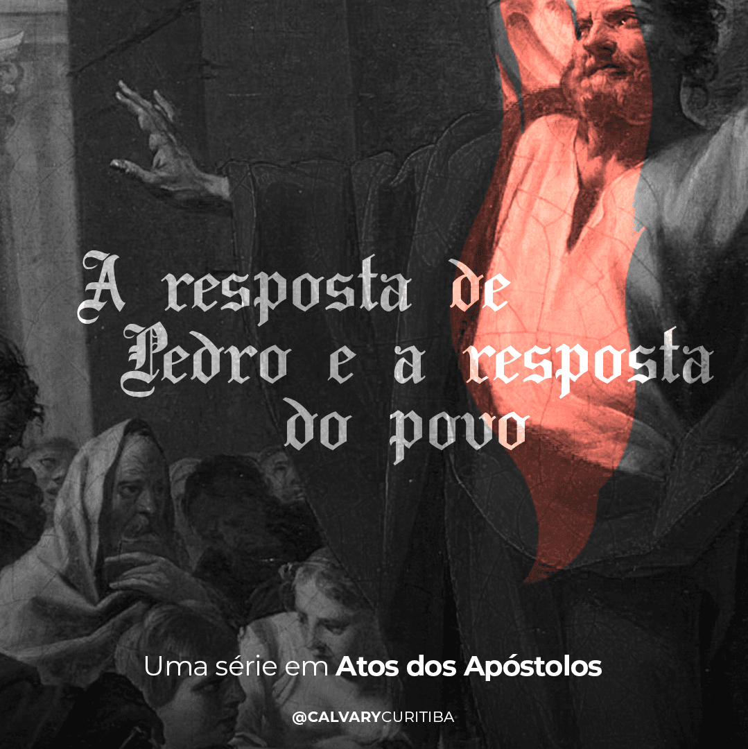 A resposta de Pedro e a resposta do povo